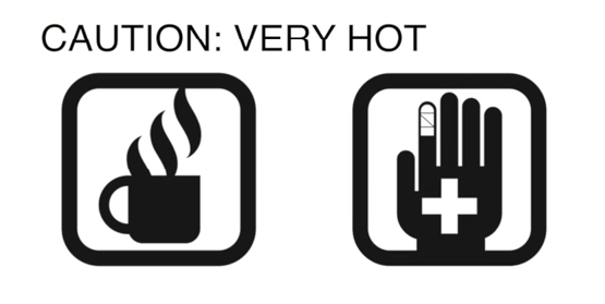 Caution Hot