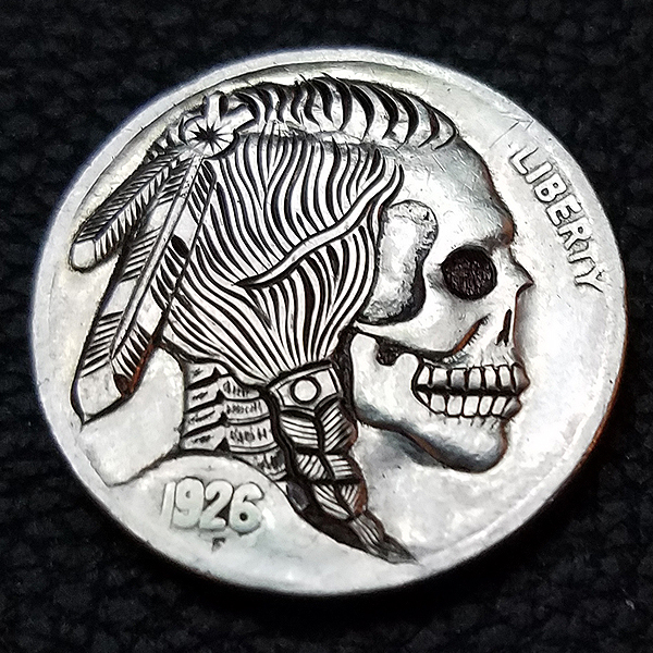 Hobo Nickel Skull